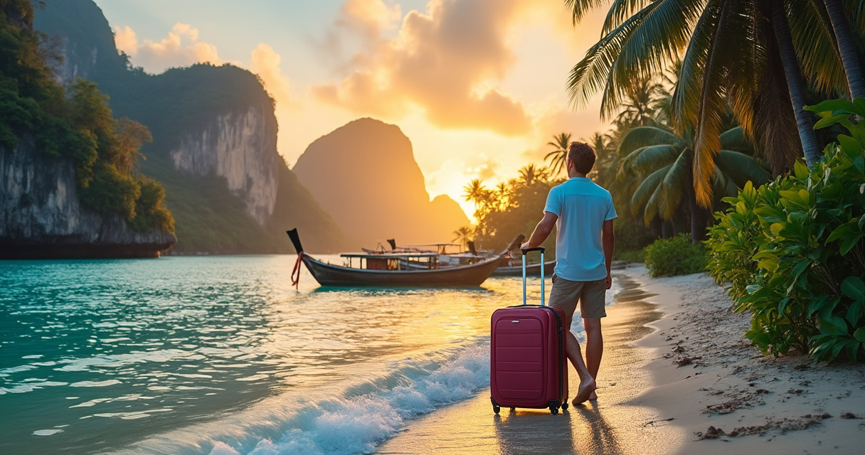 Leichter Kabinentrolley für Thailand-Reise